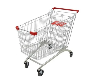 Single Basket Shopping Trolley
